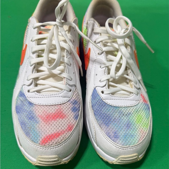 Nike Air Max Excee Shoes Womens US9 White Multicolor Tie Dye Sneakers DD9671-900 - Picture 2 of 10